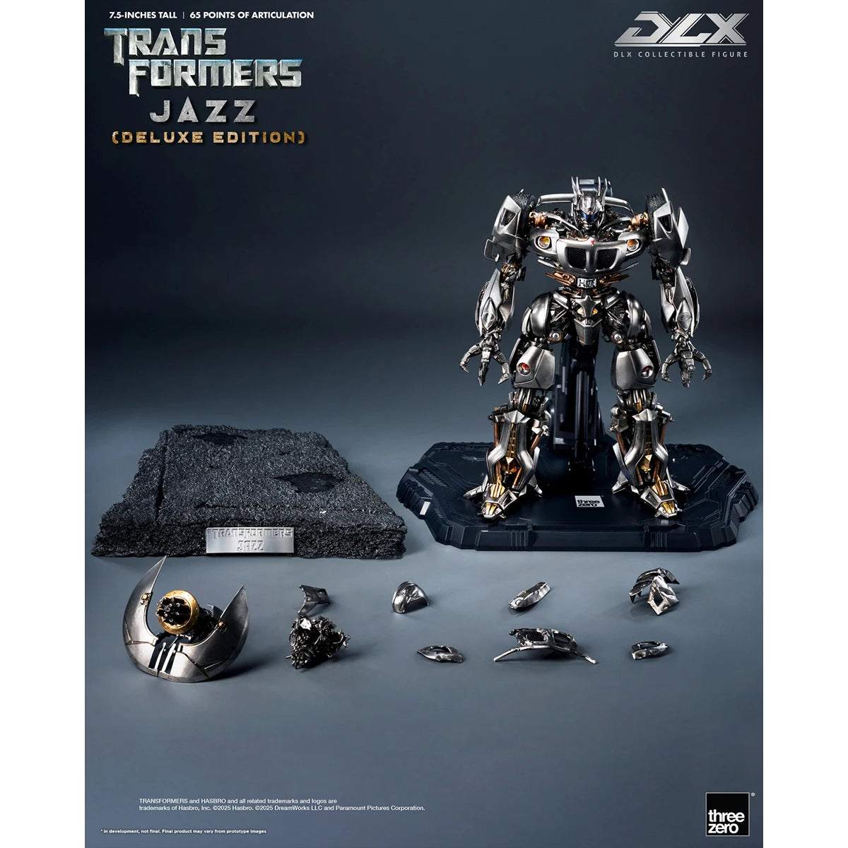 HIPLAY Threezero Transformer DLX Jazz 3Z10460W0 Action Figure