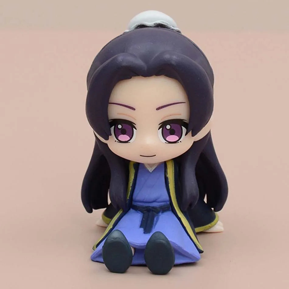 6CM Q version The Apothecary Diaries Maomao Jinshi Sitting posture Action figures Model Anime Kawaii Desktop Ornament Decor Gift