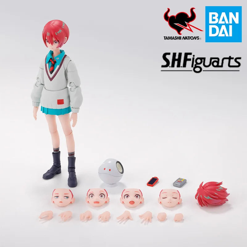 Bandai S.H.Figuarts SHF Gundam GQuuuuuux Nyaan Amate Yuzuriha Machu Anime Full Action Figure Finished Model Kit Toy Gift for kid