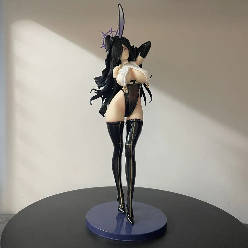 12.6in/32cm Anime Black Sister Figure Bunny Girl Action Figures PVC Statue Model Collection Toys Gifts