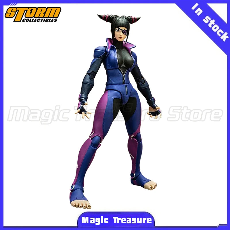 【MT】In Stock Original Storm Collectibles Street Fighter JURI Han 1/12 Action Figure Model Toy Gifts