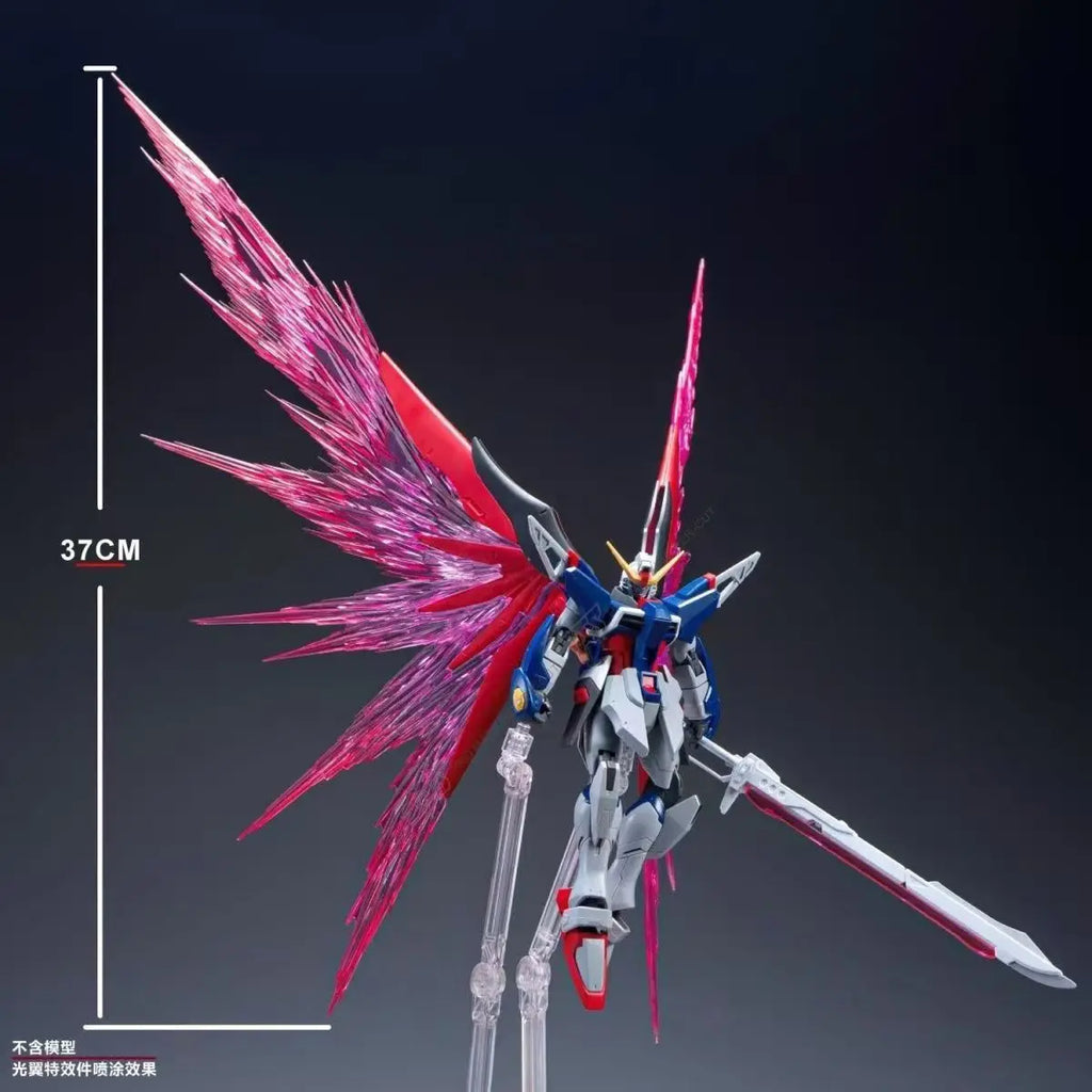 Star HG CE 1/144 Destiny 2 Zeus Silhouette Assembly Model Kit Painted Action Figure Big Light Wing Anime Toy Collectible Gift