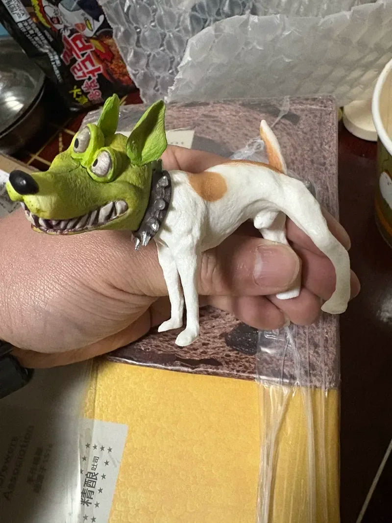 die Maske Hund Anime Actionfigur 7cm Modell Statue Desktop Dekor Ornamente Ideales Weihnachtsgeschenk für Kinder Sammlerspielzeug