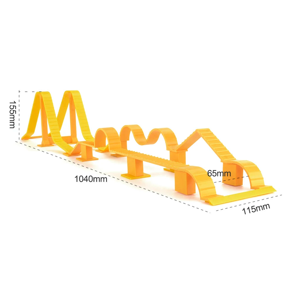 PYFORE Simulation Climbing Obstacle Bridge Combo Steep Slope for 1/24 1/18 RC Model Car Crawler Accessories