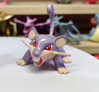 Pokemon Figure Raticate Rattatac Rattikarl Rattata Doll Ornament Accessories Children Toy