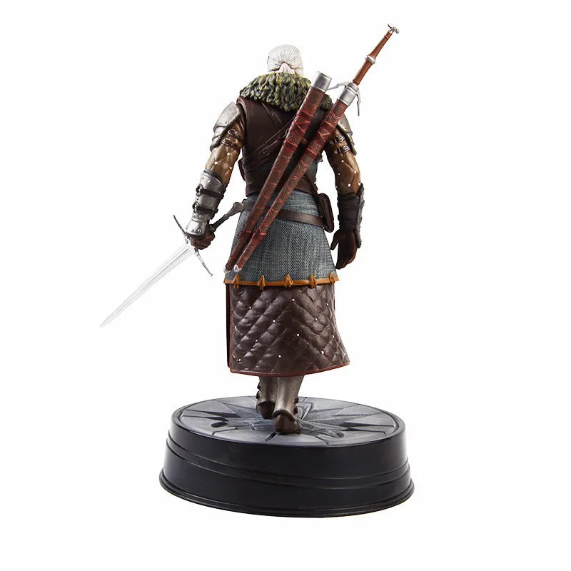 24cm Pvc The Witcher 3: Wild Hunt Geralt Of Rivia Action Figure Toys Game Figurine Collection Model Ornaments Gift For Children
