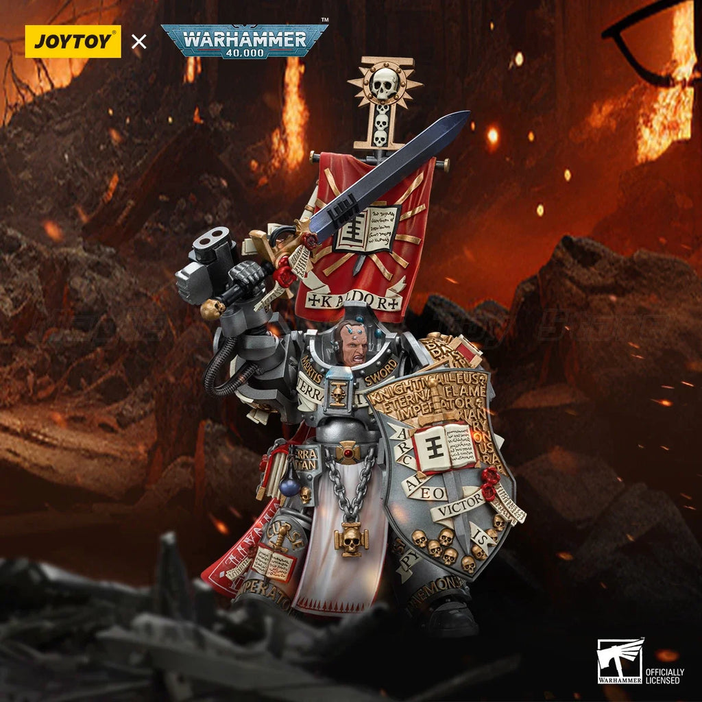【MT】JOYTOY 1/18 Action Figure Warhammer 40K Grey Knights Kaldor Draigo Model Toys