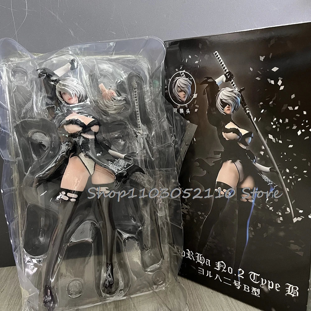 Anime NieR: Automata Yorha Type B 2B YoRHa Fiugre Type A No.2 Girl PVC Action Figure Model Collection Toys Doll Gift
