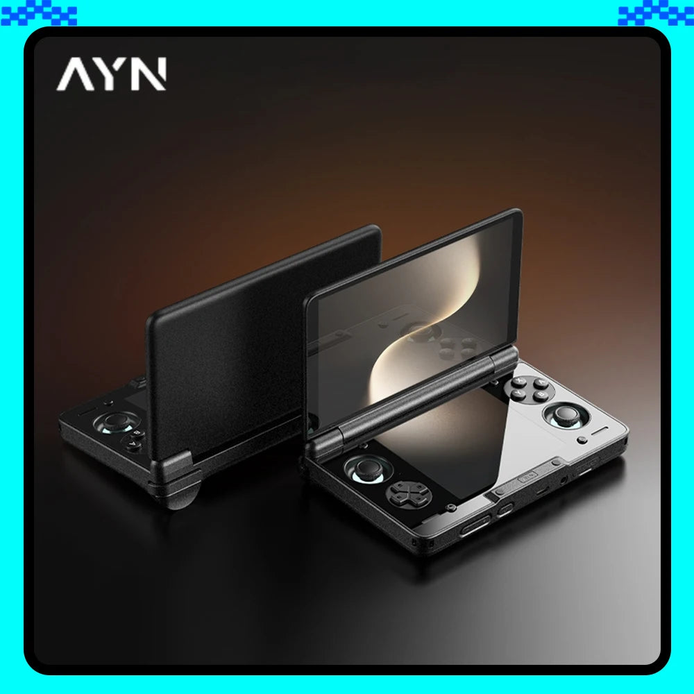 AYN Thor Game Console 6inch 1080P 120Hz AMOLED Screen 6000mAh Portable Android Handheld Console Dual Screen Flip Game Machine