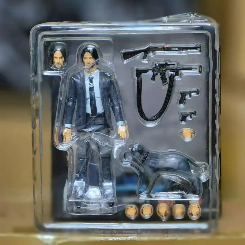 New Mafex 085 John Wick Chapter 2 Action Figure  Movable Ornaments Pvc Collection Johnthan Wick Diamond Figures Model Toys Gifts