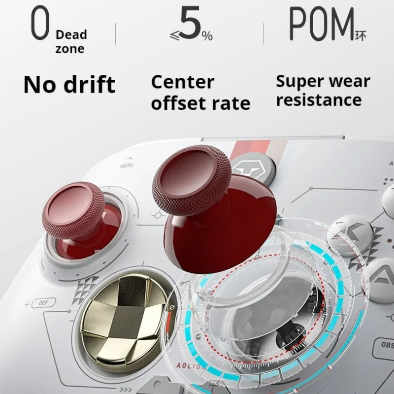 Aolion Gamepad Bluetooth Wired Hall Linear Trigger Vibration Sensation Ultra-Large Capacity Gaming Controller For Esports Player