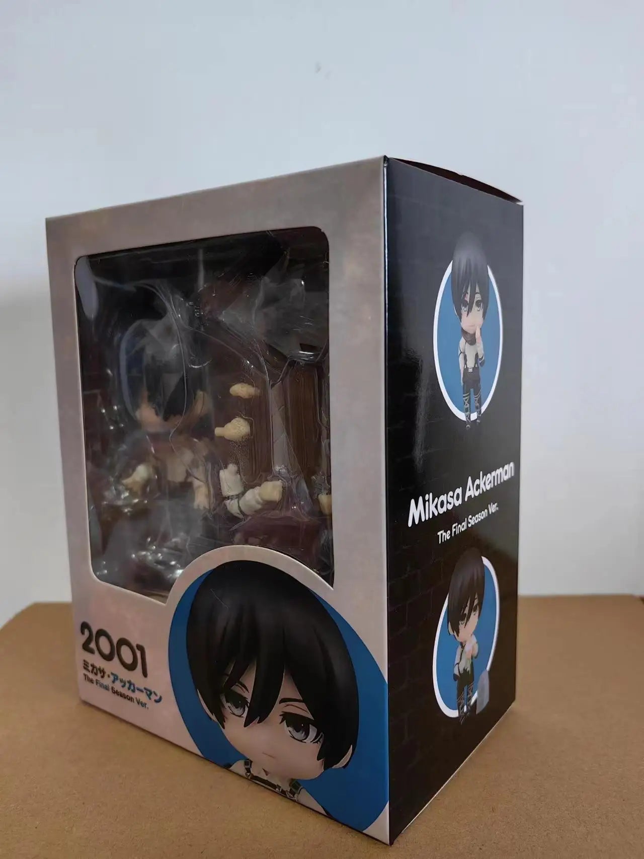 Anime Q Version Figure Attack On Titan 1123# Hange Zoe 2000# Eren Jaeger Mikasa Ackerman Action Model Desktop Doll Ornament Gift