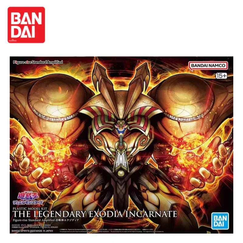 Original Bandai Fes Figure Rise Yu Gi Oh Exodia Dark Magician Model Kit Cool Gift Mecha Warrior Figure Garage Educational Toy
