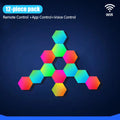 LED Hexagon Nachtlichter Smart Home Gaming Wandleuchten Fernbedienung LED Panels Licht Musik Sync Für Gaming Room Decor