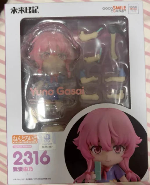 【SF】In Stock GSC Nendoron 2316 Future Diary Yuno Gasai Figures Model Collection Gift
