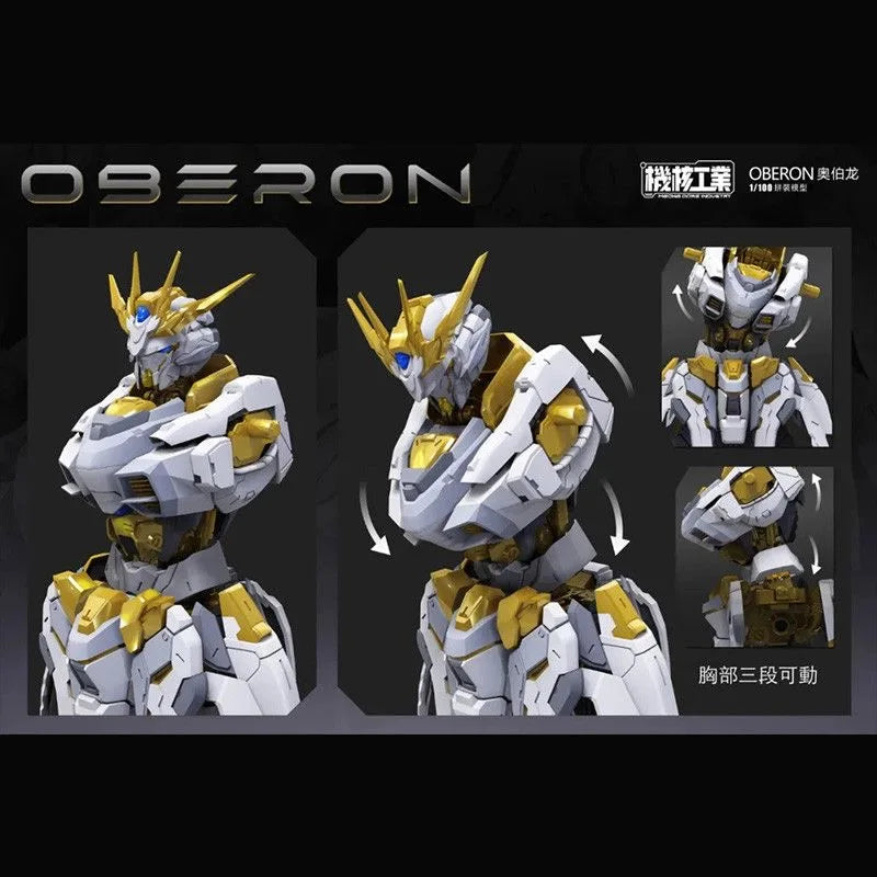 In stock Nuclear Industry 1/100 Tianwei Oberon Guochuang Mecha Assembly Model Snow White
