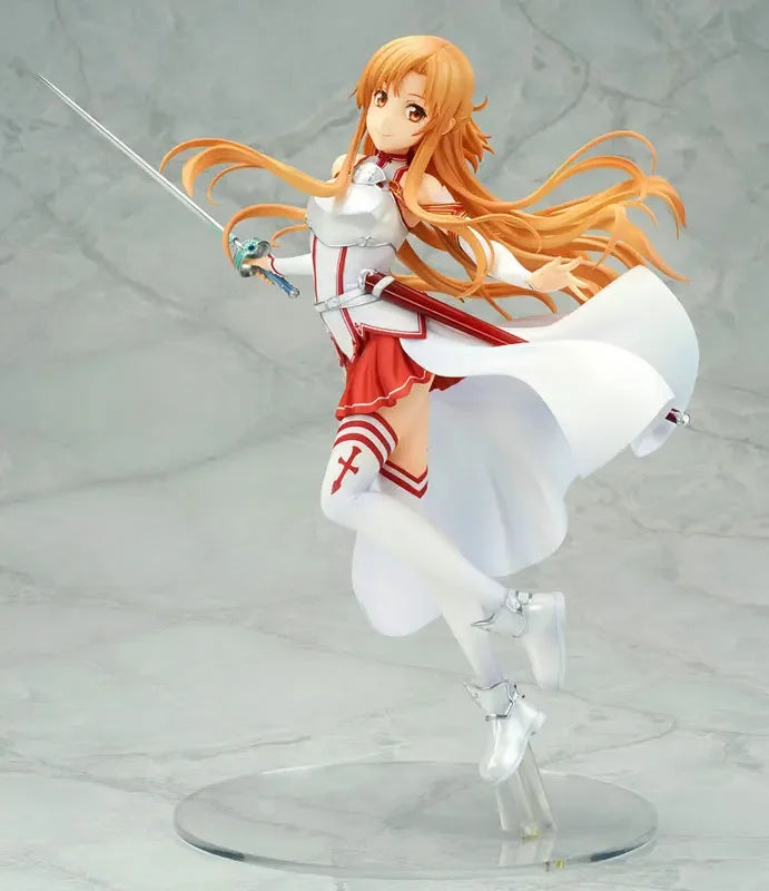 23cm Sword Art Online Yuuki Asuna Anime Figure Titania Action Figure Asuna Yuuki Figurine Adult Collection Model Doll Toys Gifts