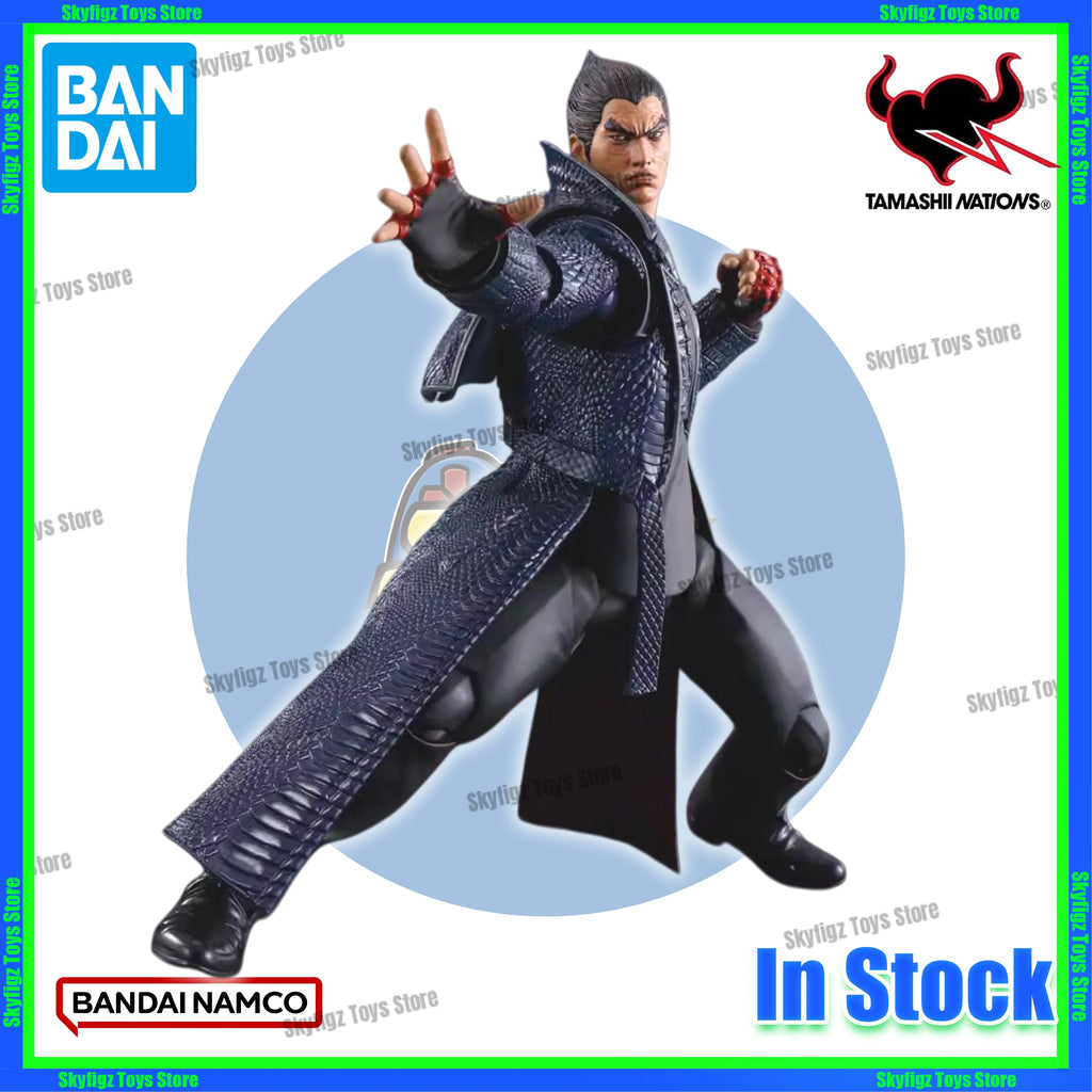 In Stock Bandai Soul SHF Tekken 8 Mishima Kazuha Movable Finished Products Figures Movable Doll Collection Gifts