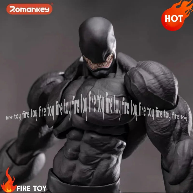 Romankey Genuine In Stock 1/12 Super Articulated Male Nude Big Guy Black Limited Edition Action Figure Precious Collection Toy