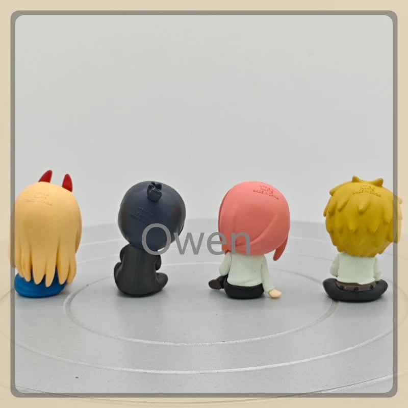Q Version Anime Combination Jujutsu Kaisen Sleep Figurine Cute Chainsaw Man Action Figures PVC Statue Collection Model Toys Gift