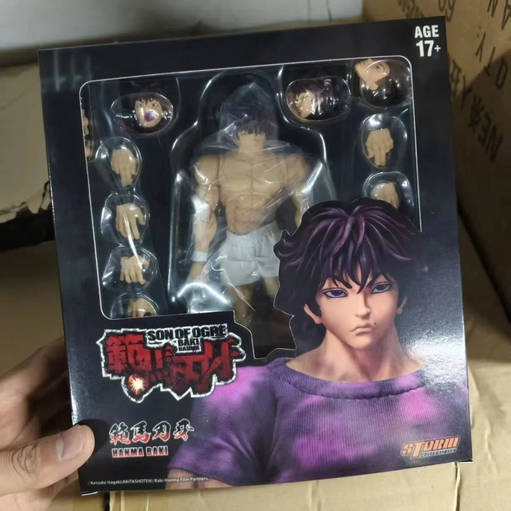In Stock 1/12 Ko Storm Toys Demon Back Baki Hanma Anime Action Figure Figures Kibk05 Collectible Gifts Toys