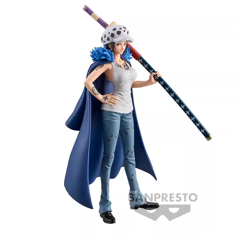 Bandai Original Banpresto Anime One Piece  DXF EXTRA Trafalgar Law CHANGE PVC Action Figure Collectible Model Toys