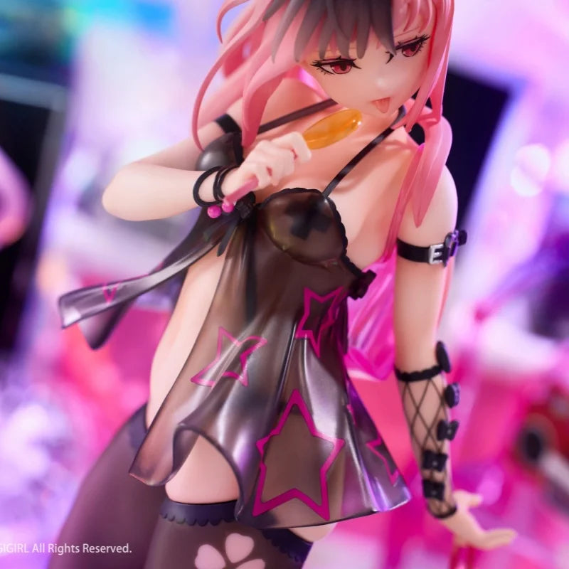 Original  27cm 1/6 Digigirlhigh Heels And Lollipop Bunny Girl Action Figure Modle Decoration Desktop Collectible Toy