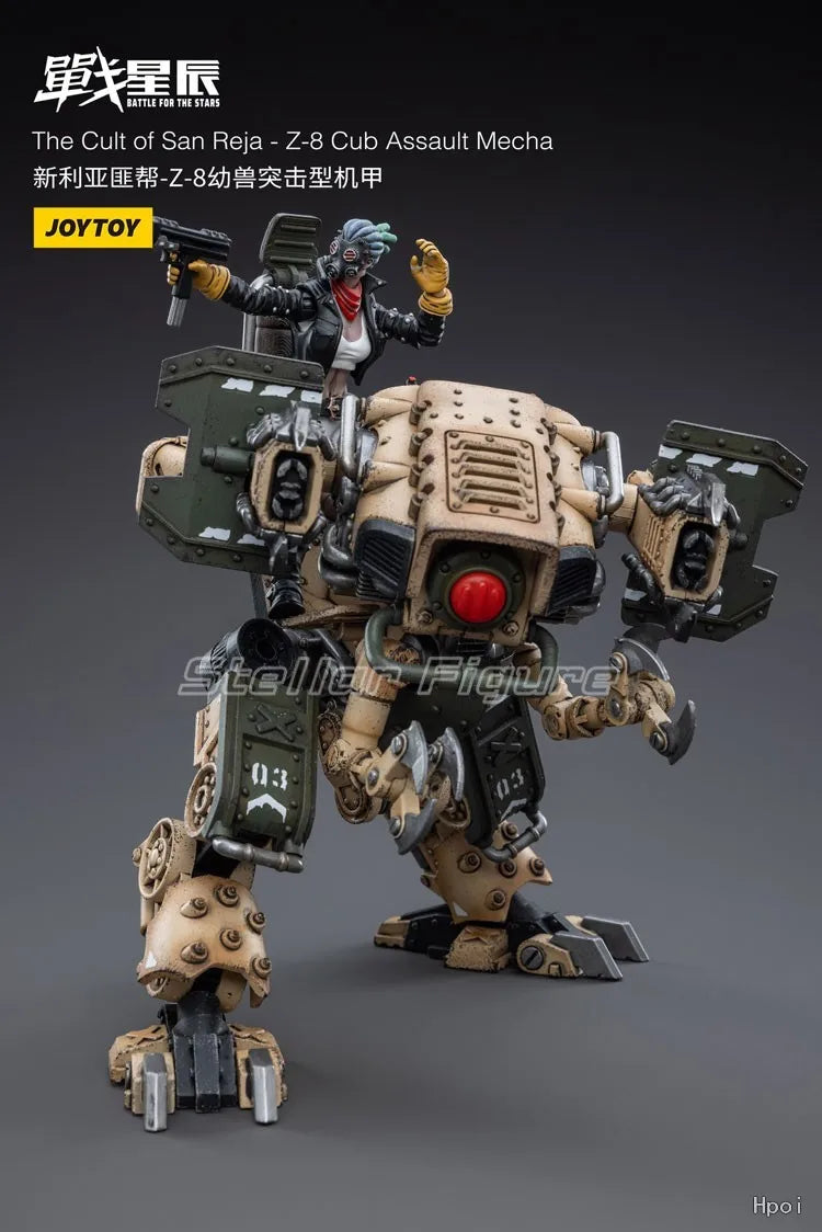 【SF】JOYTOY 1/18 Action Figure The Cult of San Reja Z 8 Cub Assault Mecha Model Toys Gifts Collection Ornaments