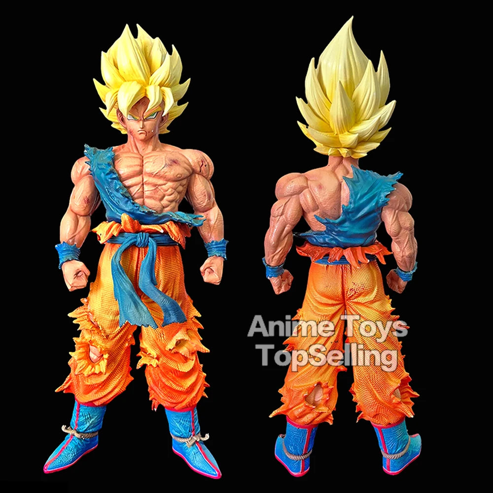 27-28cm Anime Dragon Ball Figure Super Saiyan Goku Action Figure Pvc Statue Collection Model Toys for Children Gifts