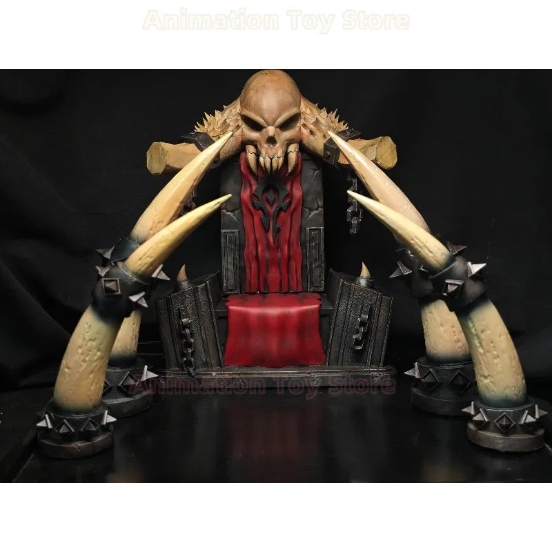 【Auf Lager】Warcraft Modell Horde Thron Figur Statue angepasst an Mithril Orks Nicht-Helden Spielzeug