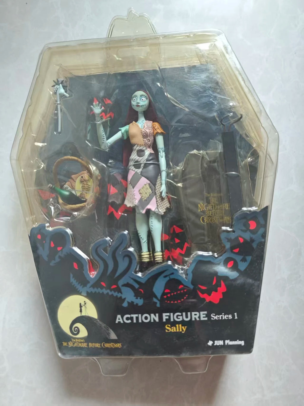 Disney Jun Planning Nightmare Before Christmas Series 1 Action Figure - Santa Jack & Dr.Finklestein  Gift Halloween 5 pcs