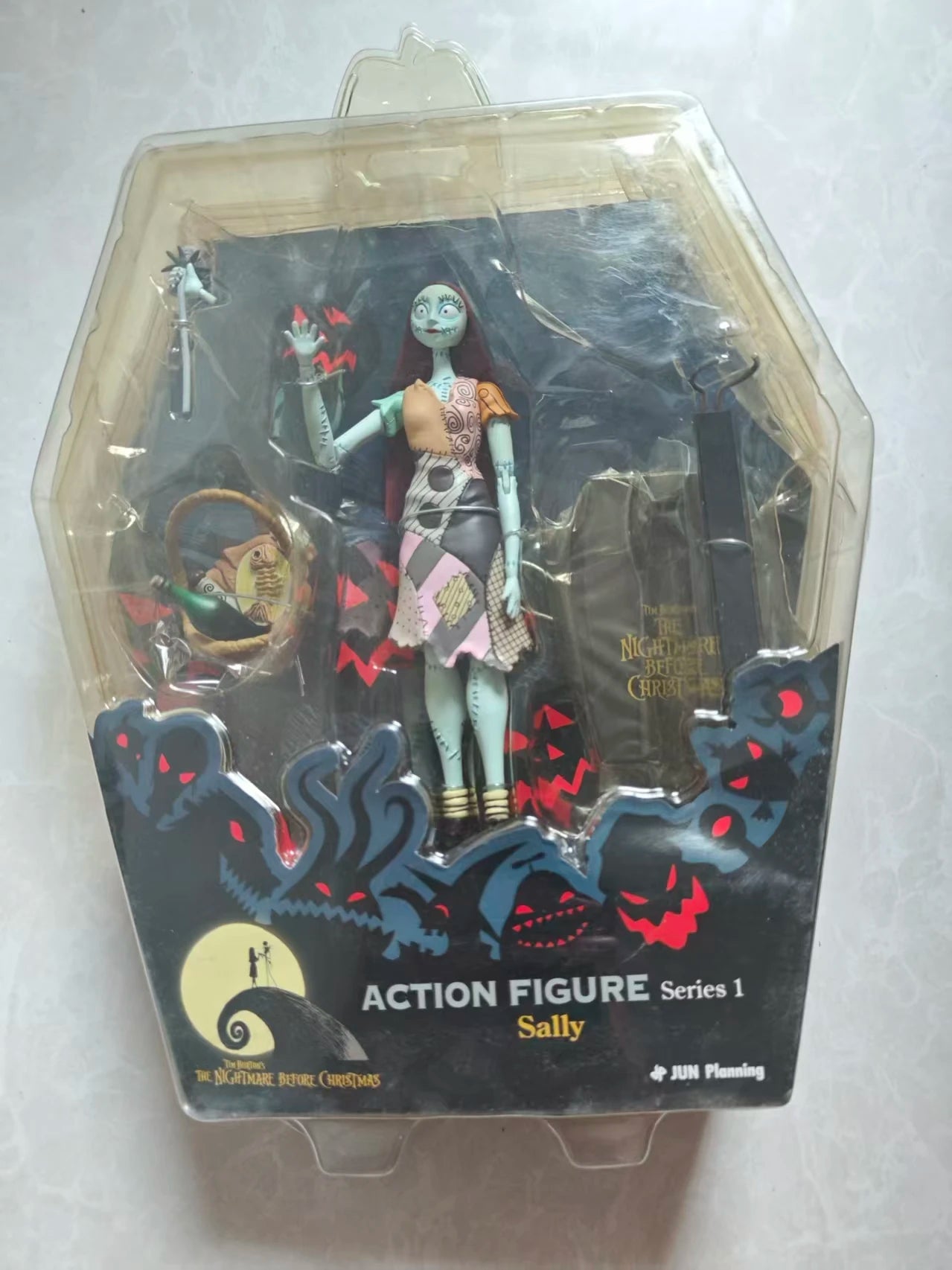 Disney Jun Planning Nightmare Before Christmas Series 1 Action Figure - Santa Jack & Dr.Finklestein  Gift Halloween 5 pcs