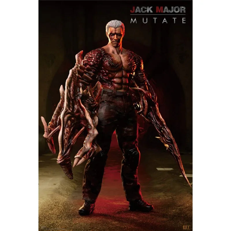 END I TOYS 1/6 Scale EIT017 Resident Evil Anime Figure Major JACK Action Figures Model Full Set Collection Gift