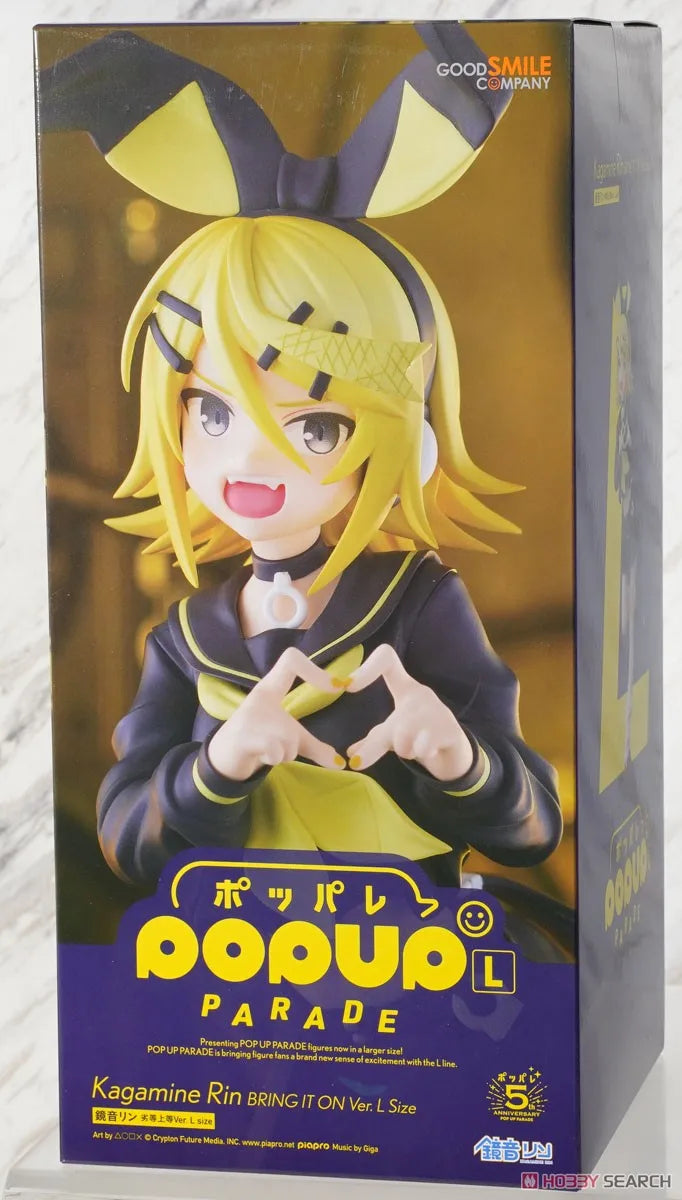 100% Original GSC Vocaloid Pop Up Parade L Kagamine Rin Kagamine Len BRING IT ON Ver Figures Model Toys
