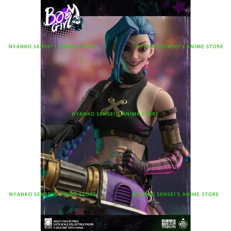In Stock Onetoys Jinx Bang Girl 1/6 Scale  OT021-OT021 Action Figure Anime Model Trendy Toys Desktop Doll Collectibles