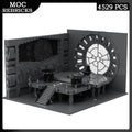 MOC Building Block Series Death Star Throne Room Model DIY Small Particle Brick Educational Children Christmas Toys Gifts