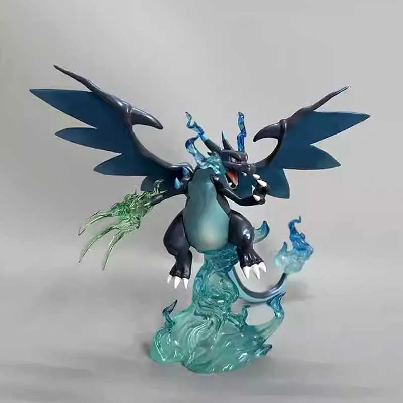 Pokemon Pika Charizard Action Figure Black Charizard Anime Figurine PVC Statue Model Doll Collection Decor Toy Kid Birthday Gift