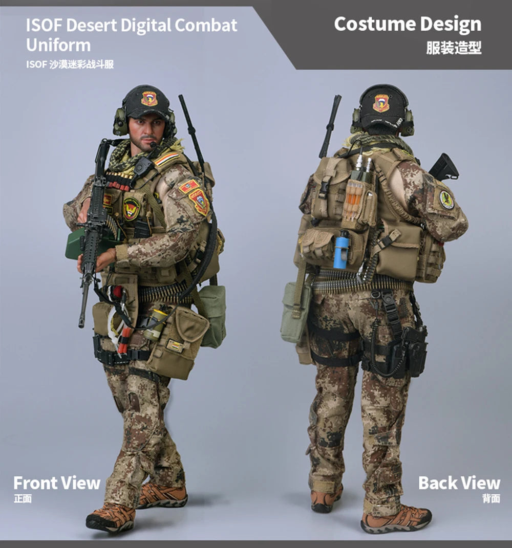 1/6 SoldierStory SS107 Special Operations Forces Army M249 Soldier Full Set Figures Collection Action Doll For Fans