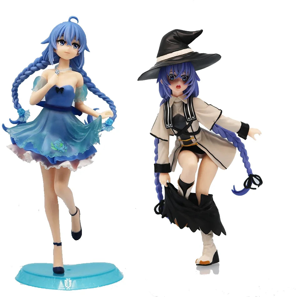 The 20cm/25cm Magician Roxy Migurdia flower Action Figure Mushoku Tensei：Jobless Reincarnation Anime Figure PVC