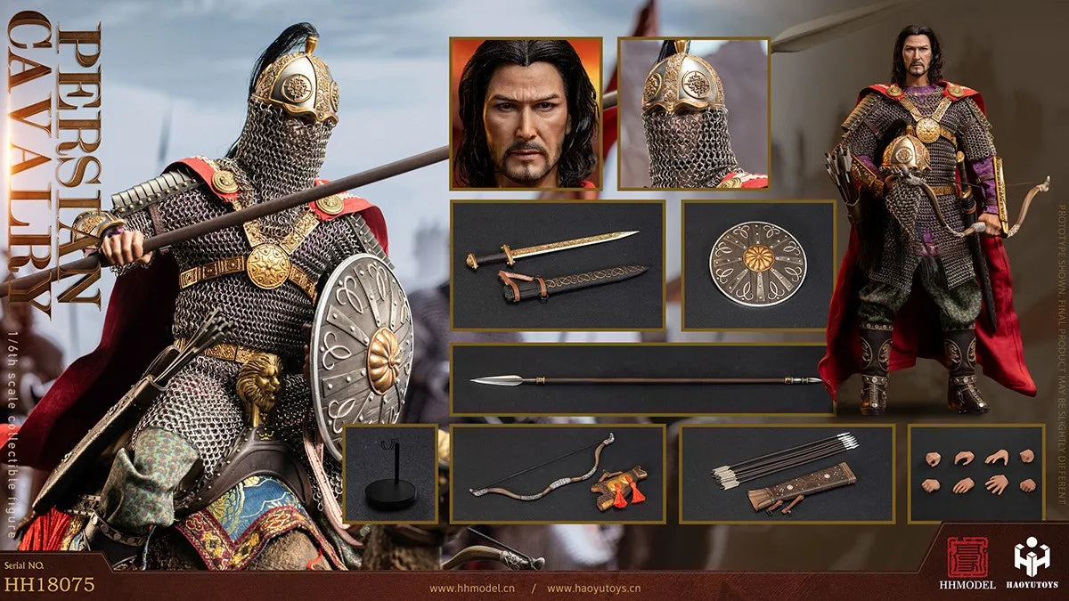 【In Stock】HHMODEL HAOYUTOYS HH18075 Imperial Legion Persian Heavy Cavalry 1/6 Action Figure Toy Collection