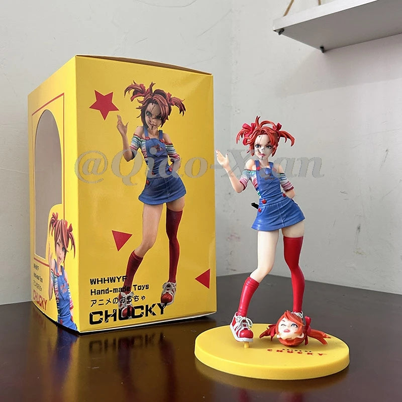 Horror Bishoujo Michael Myers Freddy Krueger Jason Voorhees Chucky Pennywise Figurine Collection Action Figure Halloween Gifts