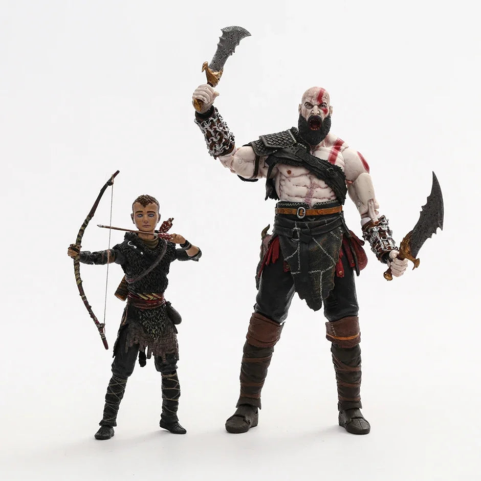NECA God of War Kratos & Atreus Figurine Collection Action Figure Model Toy Gift