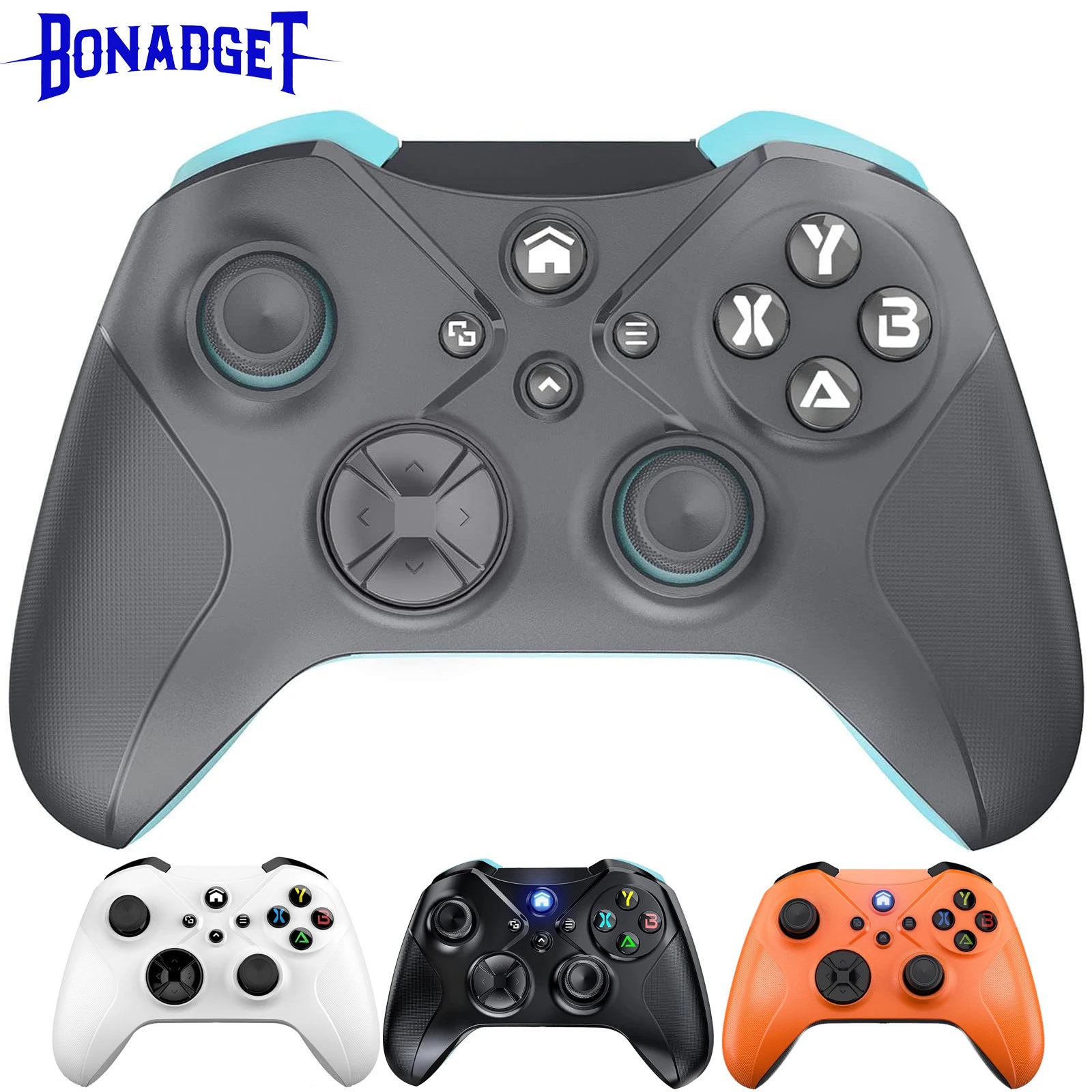 Wireless Controller for Xbox One /Xbox Series X/S/PC/Steam Game Control Joystick W/ Dual Vibration/Marco/Turbo Function Gamepads