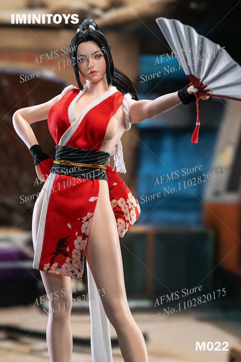 Minitoys M022 1/6 Scale Collectible Figure Charm Anime Fighting Goddess Head Sculpt Clothes Fit 12" Action Figure Soldier Body