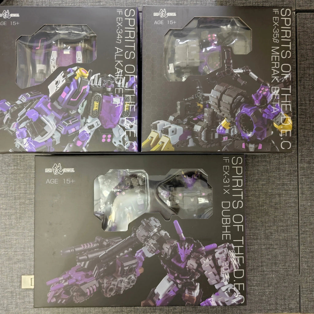 In Stock Transformed Toys Steel Factory IF EX-31X EX-34 EX-35BETA Alkaid Eta Action Figure with Box