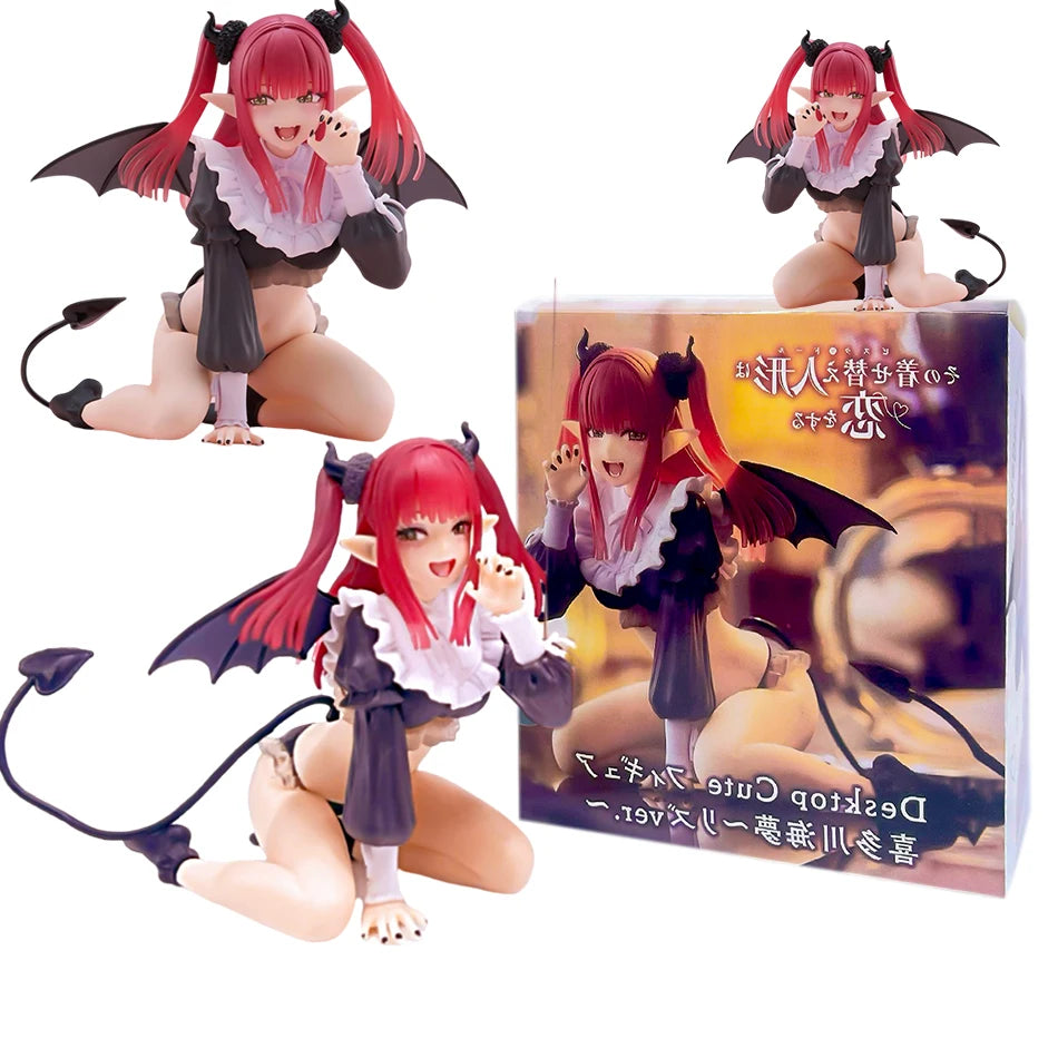 In Stock Anime My Dress-Up Darling 10cm Marin Kitagawa Liz Ver Action Figure PVC Model Doll Desktop Cute Toys Kids Birthday Gift