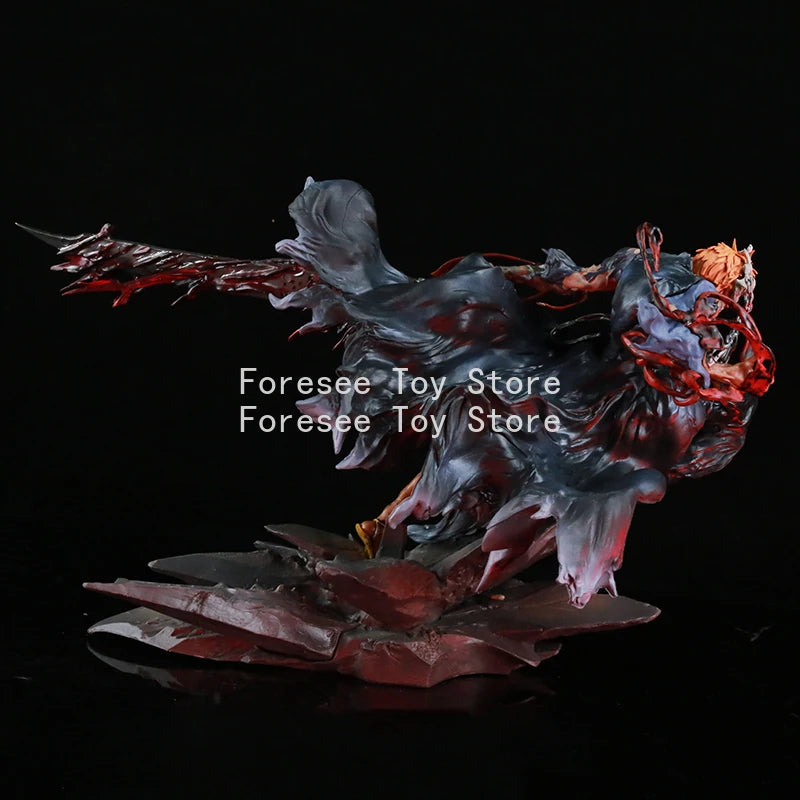 22cm Kurosaki Ichigo Figure BLEACH Anime Figures Collection Model Light-up Desktop Ornament Decorations Best Gifts for Children