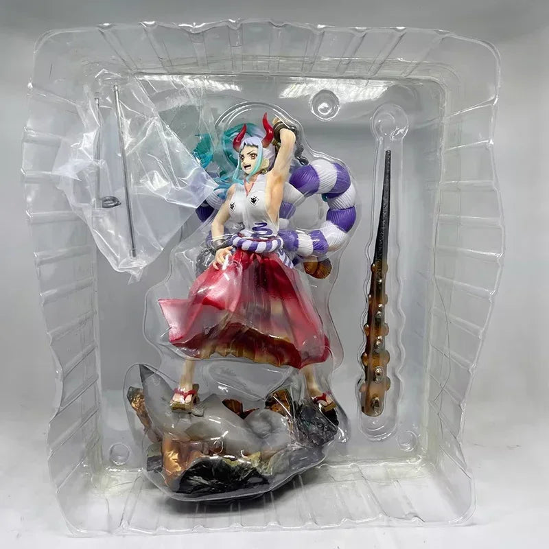 Cartoon Wano Country Yamato Figure Action One Piece Pop Figures Yamato Figurine Island of Ghost Girl Statue 30.5cm Pvc Toys Gift