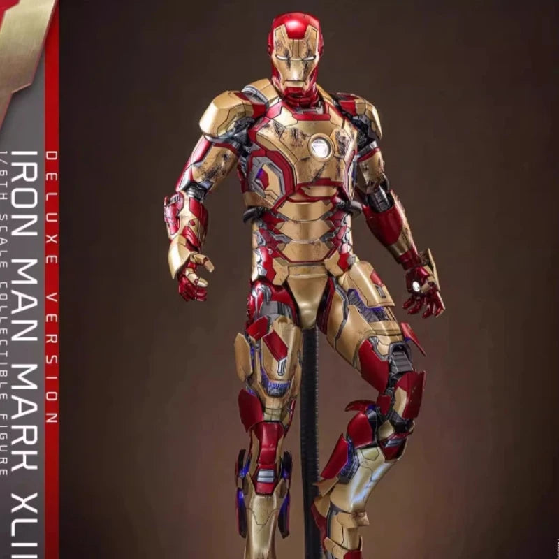 New In Stock Hottoys Iron Man Mk42 Ht 1/6 Mms758b Mms759b 2.0 War-Damaged Deluxe Edition Standard Edition Action Figure Toy
