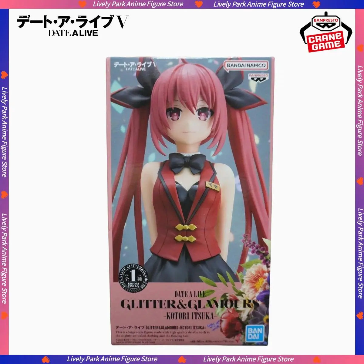 21cm BANDAI Original BANPRESTO KOTORI ITSUKA DATE A LIVE GLITTER&GLAMOURS Anime Figures Doll Model Collectible Toy Festival Gift